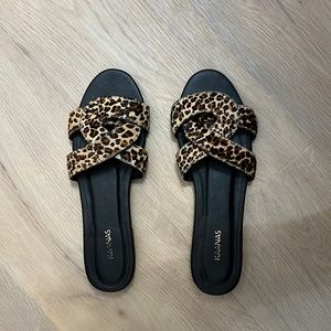 Leopard Sandals